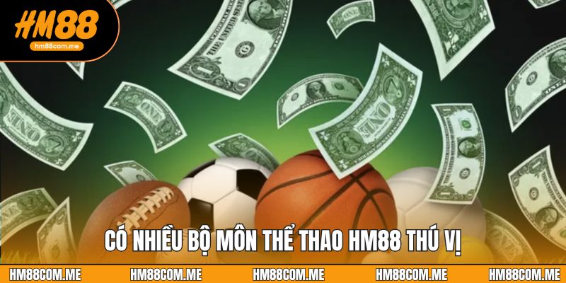 Có nhiều bộ môn thể thao HM88 thú vị