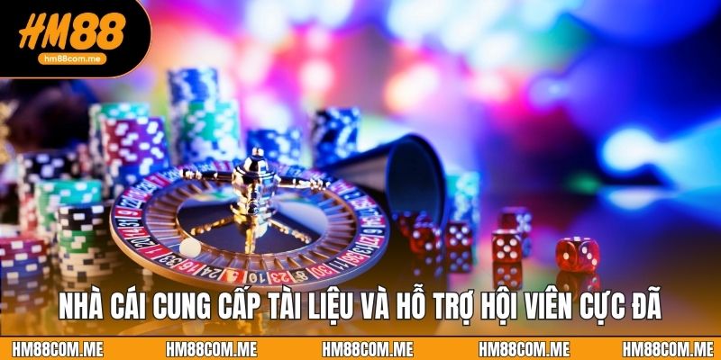 Nhà cái cung cấp tài liệu và hỗ trợ hội viên cực đã